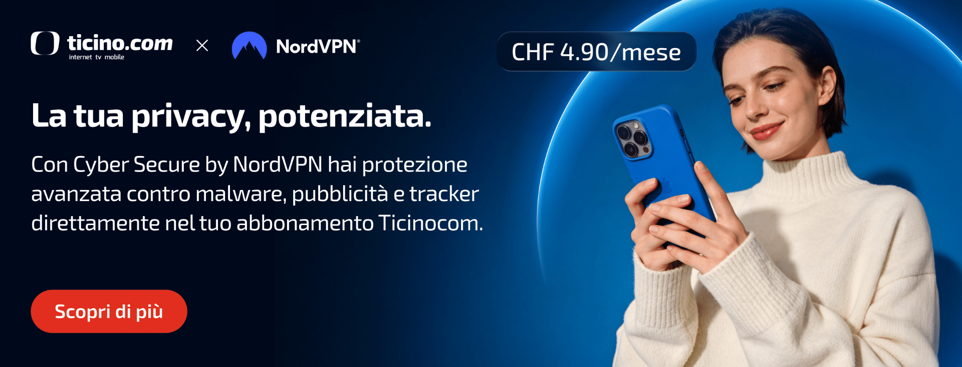 Ticinocom × NordVPN — Cyber Secure by NordVPN