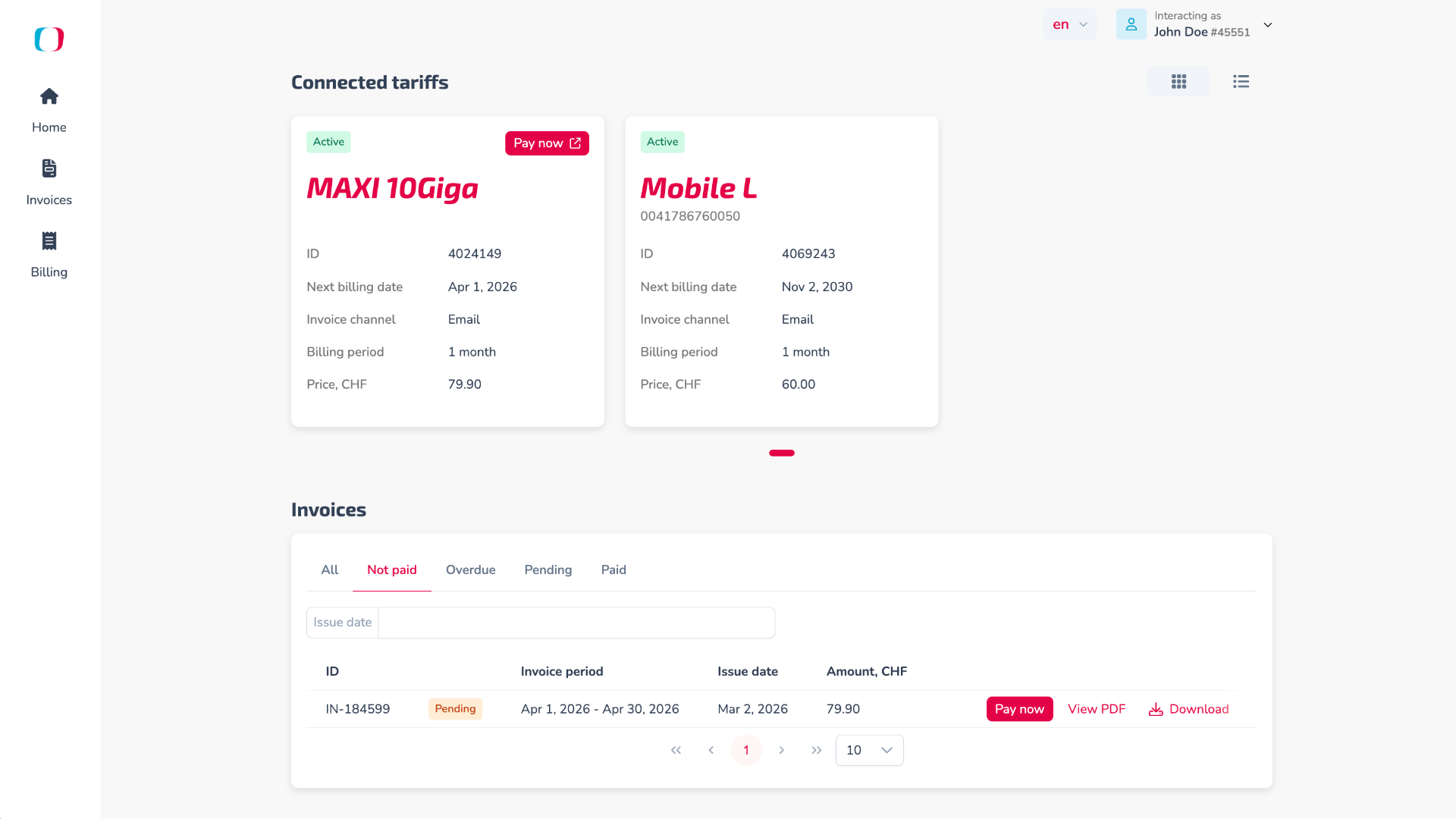 METAVSHN Customer Portal