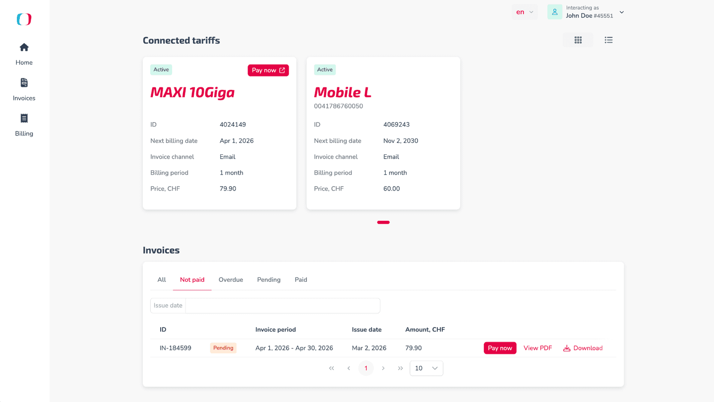 Customer Portal